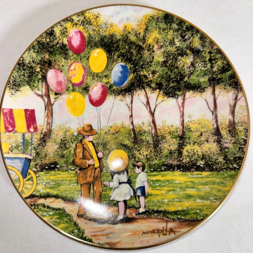 Dominic Mingolla The Balloon Man Collector Plate‎ Calhoun's Society 1979 Vintage